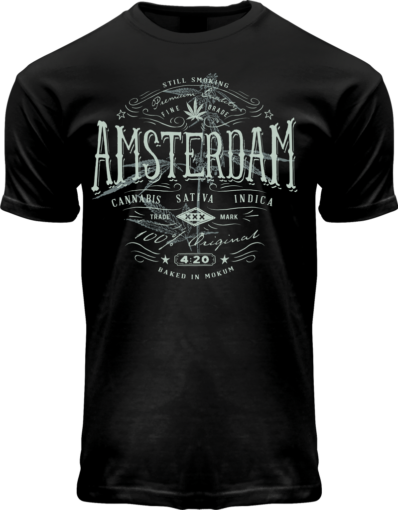 Fox Originals Amsterdam Black Baked heren T-shirt