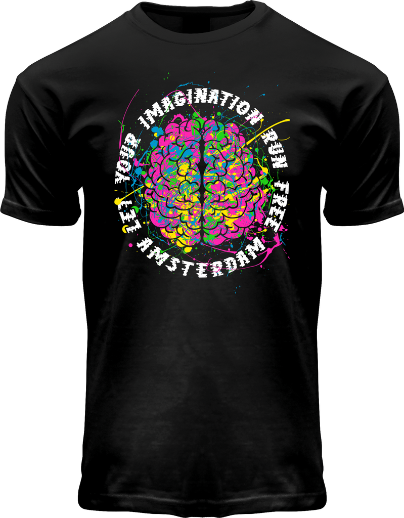 Fox Originals Neon met Blacklight Imagination Heren T-shirt