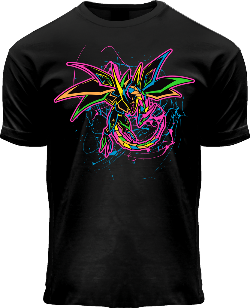 Fox Originals Neon met Blacklight Dragonmon Essentials Kinder T-shirt